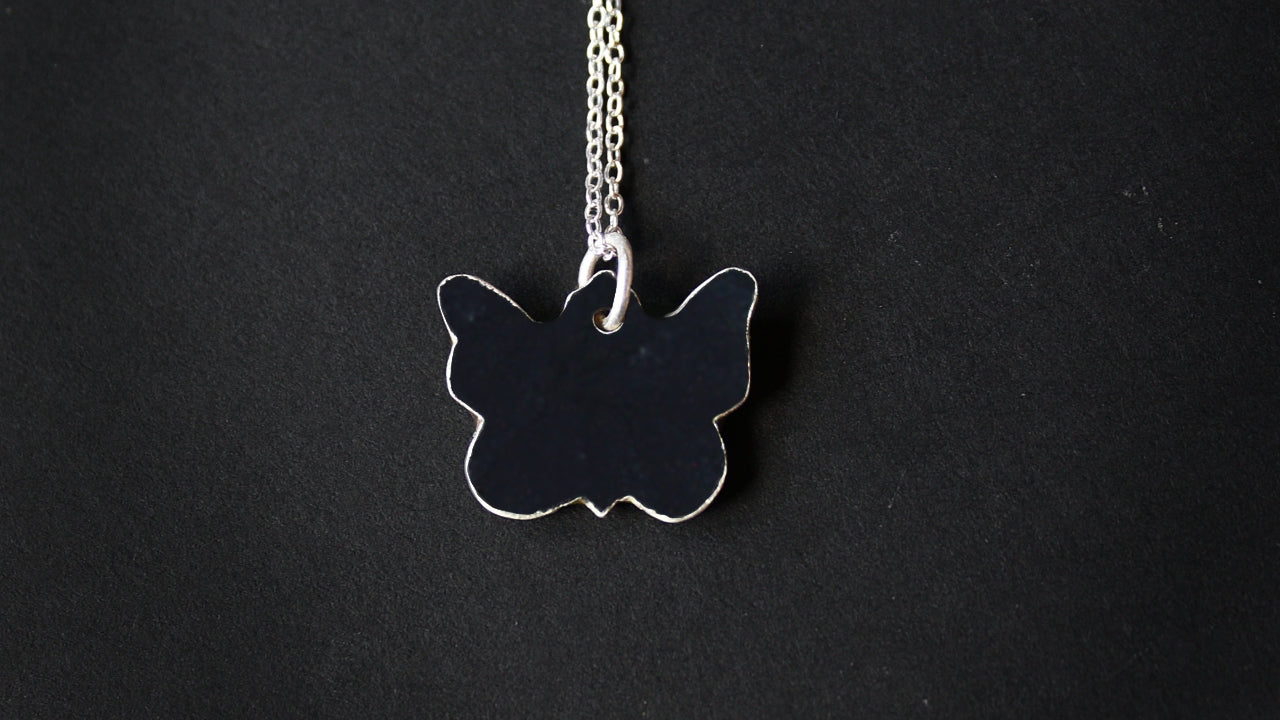 Cloisonné Enamel Butterfly Charm