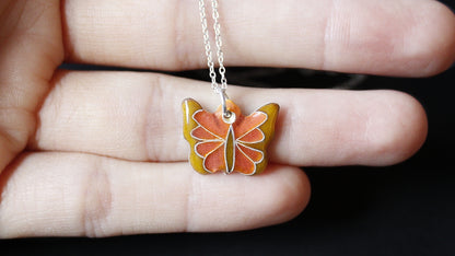 Cloisonné Enamel Butterfly Charm