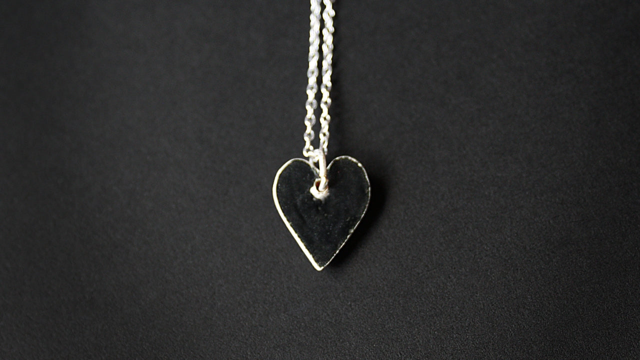 Cloisonné Enamel Heart Charm