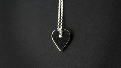 Cloisonné Enamel Heart Charm